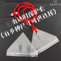 Transparent waterproof protective suit Ping bag empty bag with triangle square taste bag