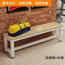 Sturdy seat non-slip bathroom footstool dressing room long bench simple widened long stool changing stool chair