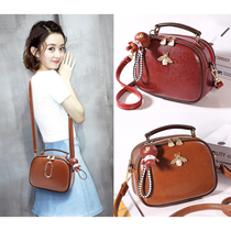 Hong Kong bag women 2021 new wild texture small square bag leather crossbody shoulder portable womens bag