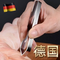 Stainless steel pig hair clip puller home thickened chicken feather duck pliers tweezers pull beard artifact Fishbone clip