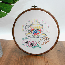 Cross stitch hand embroidery DIY material bag embroidery novice beginner self embroidery hand simple novice beginner