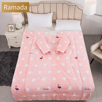 Ramada Adult lazy quilt Winter sleeve quilt Warm anti-kick cover quilt Winter quilt with sleeves can wear hands