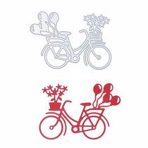 Lovely Bike Bicycle DIY Metal Cutting Dies Stencil Stencils