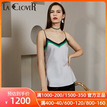 (Spring and summer new) LACLOVER Langkavin small sling series color splicing sling LC71LH3