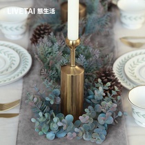 Life Christmas American wedding DIY yugali wreath hanging window rattan ornament dining table