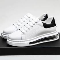 McQueen white shoes mens leather spring 2021 New thick-bottomed trend Joker Net red inside increase casual board shoes