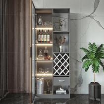 Minima Modern Living Room Small Wine Cabinet Custom Dining Room Glass Door Side Cabinet Small Storage Partition Cabinet Entrance Door Display Cabinet