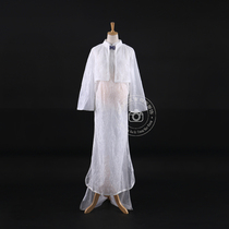 Pregnant woman dress white Republic of China Wind and film Costume Dress Photo Clothes for Authentic Summer Gestational Mother Hanfu