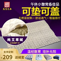 Big Ai selflessness] Custom wormwood velvet mattress moxibustion cushion Wormwood pad Wormwood leaf office cushion