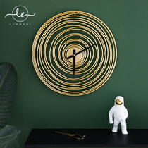 Nordic wall clock living room home fashion watch modern art hall silent clock personality creative bedroom wall watch