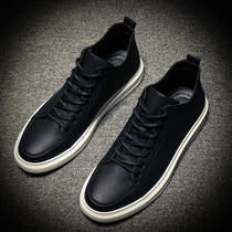 Mens shoes summer 2020 new fashion shoes high-top breathable board shoes mens autumn increase students wild high-top shoes men