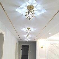 Full copper suction top light Nordic door hall Stars light bar Bench Lamp Genguan Corridor Light Aisle Light Simple modern Balcony Light