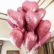 Love aluminum film balloon birthday decoration Wedding wedding supplies Annual meeting decoration confession decoration helium can float