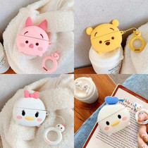 Suitable for net red cartoon AirPodsPro3 generation ring protective shell Apple 1 soft silicone Bluetooth 2 generation earphone sleeve