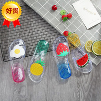 Girls  shoes Sandals high-heeled Aisha crystal shoes Fruit jelly shoes Aisha Blue with childrens evening dress Princess