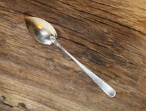 Shi Fengtang#Standard full 20g salad spoon 925 vegan elegant shape 1896 American Western art Silver