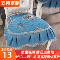  Cushion Household dining chair cushion Chair ass cushion Four seasons universal European dining table non-slip bench cover seat cushion