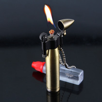  Warhead mini grinding wheel kerosene lighter creative personality pendant nostalgic old-fashioned retro metal gift air delivery play