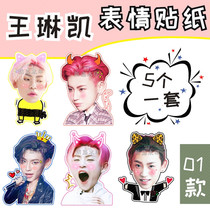 Wang Linkai waterproof mobile phone Handbook suitcase sticker concert should be customized around the aid