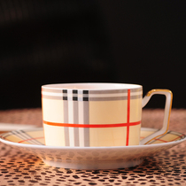 Bone China coffee cup set European black tea coffee set home pastoral English coffee cup set high-end