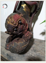 Character wood carving horned flower finches for the old house Dongyang wood carving old wood carving corbel solid wood carved antique