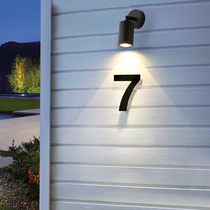 Peter cat outdoor waterproof proof lamp wall lamp LED outdoor adjustable angle advertising door