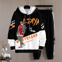 Sweater boy Young Young Youth Current Han Edition suit 12 childrens 13 junior middle school student autumn 15 year old boy