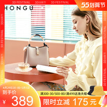 Red Valley Bag Packs Women 2021 New Fashion Temperament Single Shoulder Bag Cow Leather Silk Scarves Decorated with Handmaids Pack 100 lap 2675