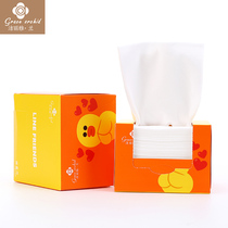 Jielia disposable washcloth wipe facial towel for men and women household thick towel absorbent skin cleansing towel