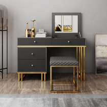 Italian light luxury dressing table bedroom modern simple small apartment ins Net red minimalist makeup table storage cabinet integrated