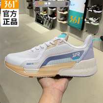 361 Women Shoes Sneakers 2022 Spring New Net Face Breathable Casual Shoes Q Bomb Shock Absorbing Light Training Shoes Woman