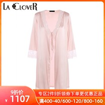 LA CLOVER Langkavin Moonlight Water Series Lace Satin Splice Dapes LC48KS1