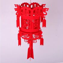 Wedding supplies wedding room decoration red palace lamp pendant living room corridor outdoor layout non-woven Chinese Lantern