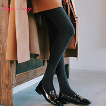 Thin velvet padded socks cotton leggings pantyhose women Spring and Autumn Winter plus velvet bottoming socks