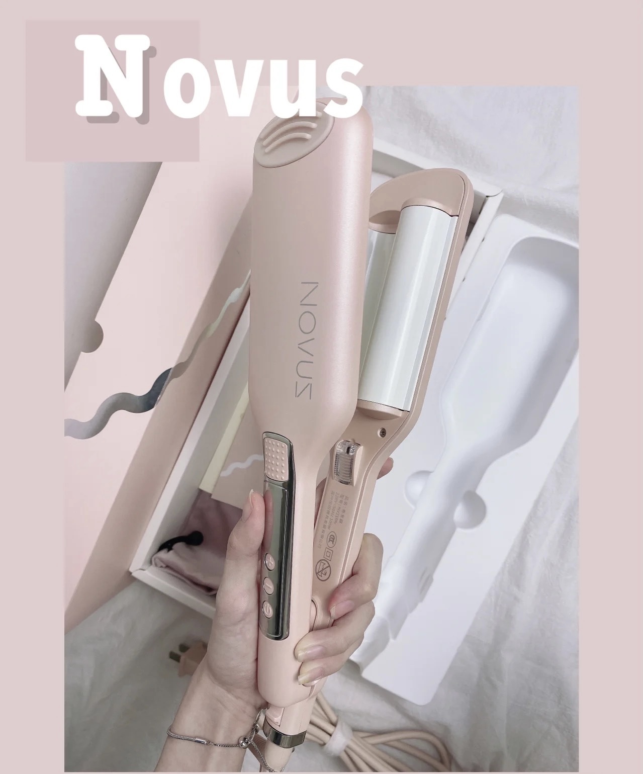 novus诺为水波纹蛋卷棒卷/直发器口碑怎样？详细解密有谁用过？