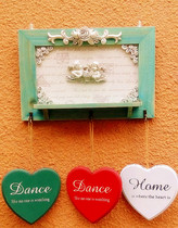 Cute Angel porch coat rack key adhesive hook creative wooden hanger Wall hanger room decoration wall hanging