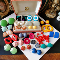 Overseas Antique American Vintage Earrings Elegant Delicate Ins 100 hitch Ear Clip L2