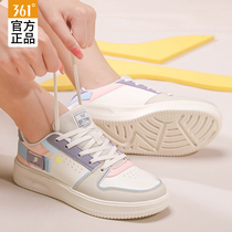 361 Women Shoes Sneakers 2022 Summer New Macaron Spring Casual Shoes Sub Small White Shoes 361 Degree Board Shoes Woman