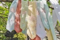 The Suhwa faction (spot) flowers all open up for original hanfu accessories Accessories Embroidered Dress Accessories Embroidered Hair Band