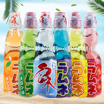Japan imported drink Hata marbles wave Net red soda strawberry pineapple fruit flavor carbonated drink 200ml