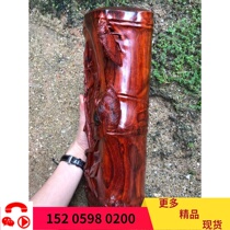 Large Spec Pen Holder India Small Leaf Purple Sandalwood Full of Elegant Pen Holder High Oil Dense Fine Work Upscale Business Gift