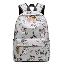 Hong Kong Primary School schoolbag female school style fashion backpack cute print hipster junior high school backpack