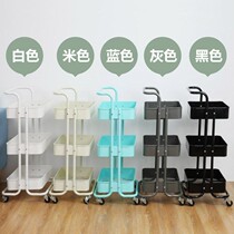 Trolley cosmetics mobile trolley hairdressing beauty salon special storage rack multifunctional tool cart