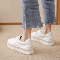 Thick Bottom Small White Shoes Women 2022 Spring New Net Red 100 Hitch Student Pine Pastry Shoes Casual Sports Board Shoes Biscuit Shoes