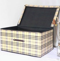 King size storage box Household folding box box Canvas fabric box can organize storage box clothes