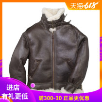 Cockpit American origin B- 3 flying leather jacket B3 fur one Z2102 spot Barton