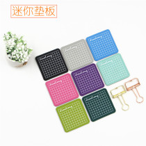 Mini pad cutting pad color multi-color engraved rubber seal pad pad hand pad cup creative small pad