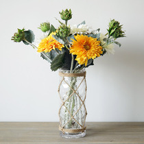 Appendix Trees Comic Series Floral Glass Pendulum Pieces Home Emulation Floral Decoration Living Room Table Overall Floral