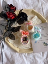 (Over 65 yuan Zhongtong spot) rabbit ear bow Tuo hemp song protective cover meet feel soft