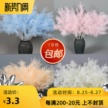  6 forks fog flowers and plants simulation flowers rime branches wedding flower arrangement accessories long pole floral stage background coral branch flowers